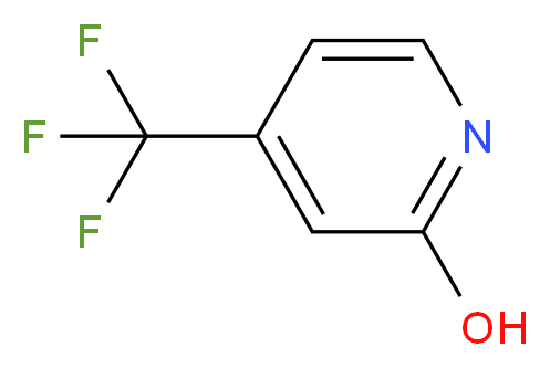 4-Trifluoromethyl-pyridin-2-ol_分子结构_CAS_50650-59-4)