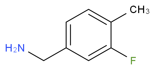 1-(3-fluoro-4-methylphenyl)methanamine_分子结构_CAS_261951-67-1)