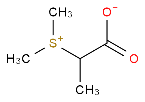 2-(dimethylsulfaniumyl)propanoate_分子结构_CAS_7314-30-9