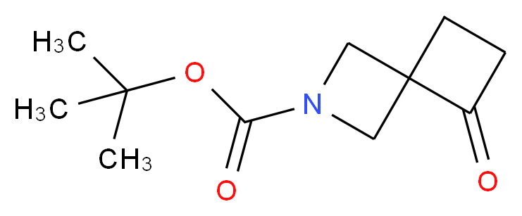 tert-butyl 5-oxo-2-azaspiro[3.3]heptane-2-carboxylate_分子结构_CAS_1251020-88-8