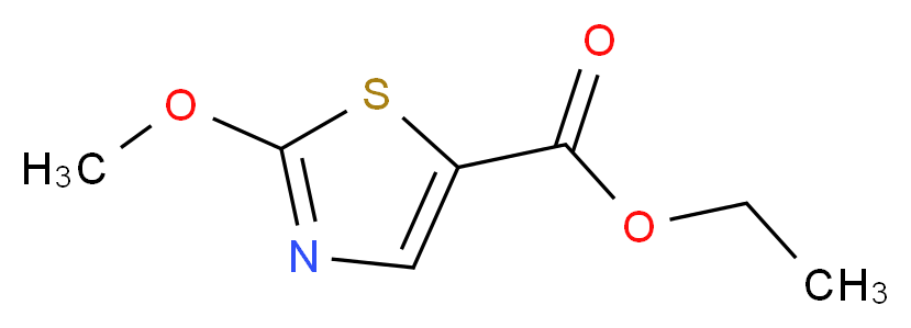 ethyl 2-methoxythiazole-5-carboxylate_分子结构_CAS_1196154-06-9)