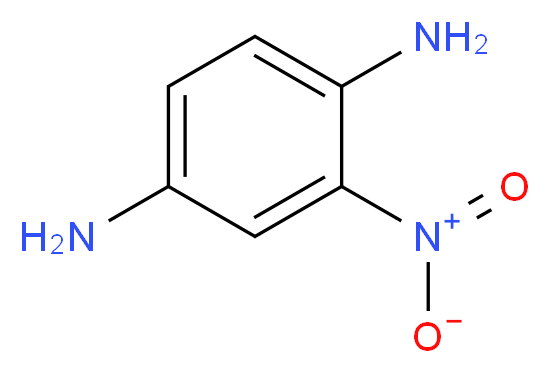 2-Nitro-1,4-phenylenediamine_分子结构_CAS_5307-14-2)