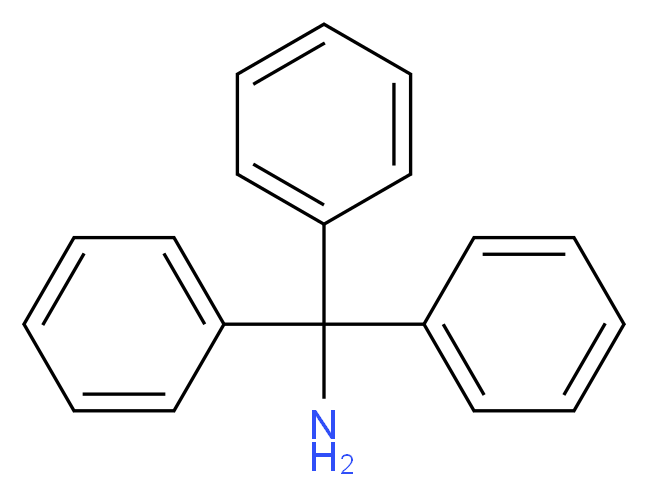 triphenylmethanamine_分子结构_CAS_)