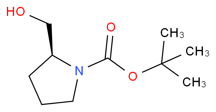  (S)-(-)-1-Boc-2-pyrrolidinemethanol _分子结构_CAS_69610-40-8)