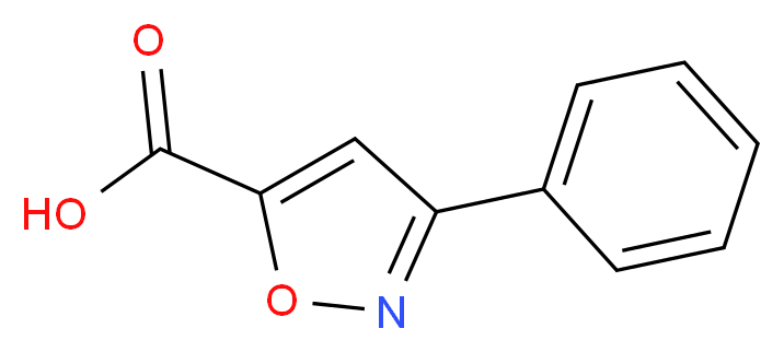 3-Phenylisoxazole-5-carboxylic acid 97%_分子结构_CAS_14442-12-7)