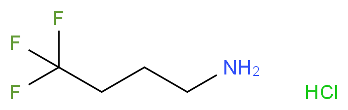 4,4,4-trifluorobutan-1-amine hydrochloride_分子结构_CAS_84153-82-2