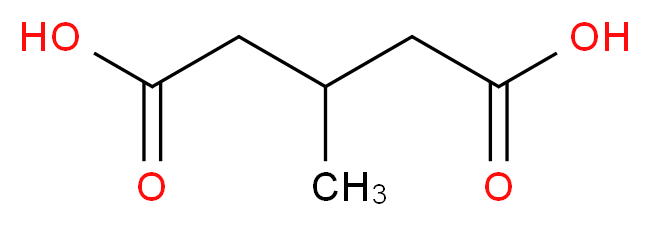 3-methylpentanedioic acid_分子结构_CAS_626-51-7