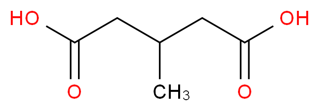 &beta;-METHYLGLUTARIC ACID_分子结构_CAS_626-51-7)