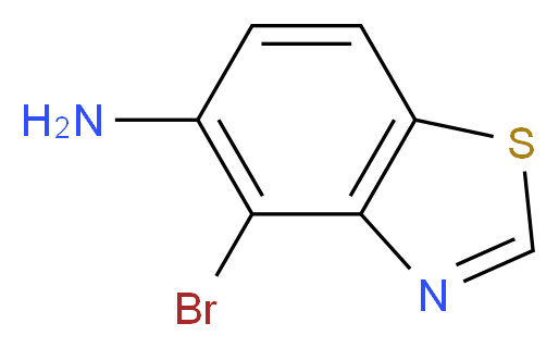 4-Bromo-benzothiazol-5-ylamine_分子结构_CAS_769-19-7)