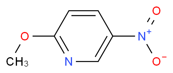 2-甲氧基-5-硝基吡啶_分子结构_CAS_5446-92-4)
