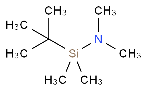 N-(叔丁基二甲基甲硅烷基)二甲胺_分子结构_CAS_66365-05-7)