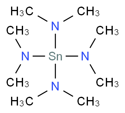 dimethyl[tris(dimethylamino)stannyl]amine_分子结构_CAS_1066-77-9