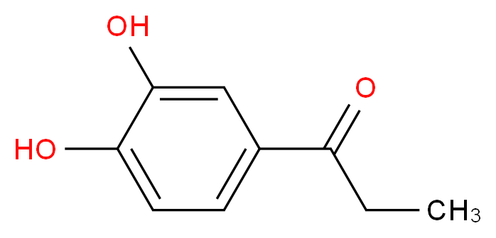 3,4-DIHYDROXYPROPIOPHENONE_分子结构_CAS_7451-98-1)