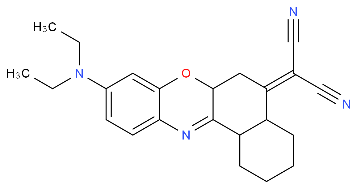 [9-(Diethylamino)-5H-benzo[a]phenoxazin-5-ylidene]malononitrile_分子结构_CAS_155262-39-8)