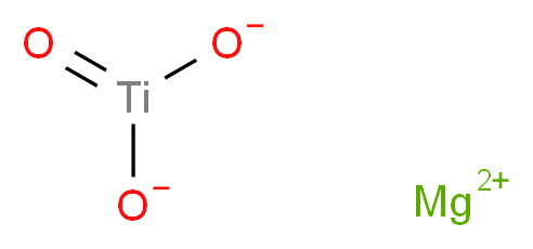 magnesium(2+) ion oxotitaniumbis(olate)_分子结构_CAS_12032-30-3