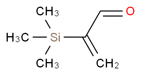 2-(trimethylsilyl)prop-2-enal_分子结构_CAS_58107-33-8