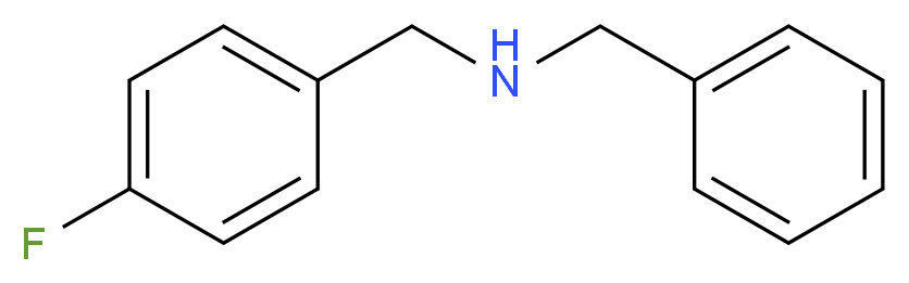 Benzyl-(4-fluoro-benzyl)-amine_分子结构_CAS_55096-88-3)