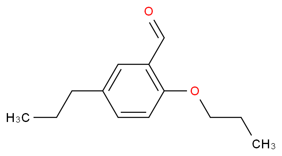 2-Propoxy-5-propylbenzaldehyde_分子结构_CAS_)