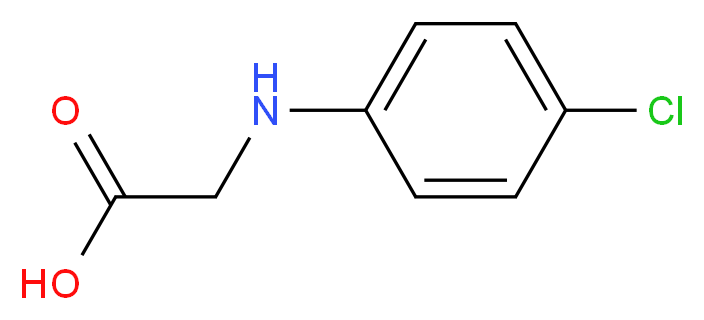 2-[(4-chlorophenyl)amino]acetic acid_分子结构_CAS_5465-90-7)