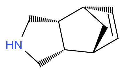 (1R,2S,6R,7S)-4-Azatricyclo[5.2.1.0~2,6~]dec-8-ene_分子结构_CAS_5263-68-3)