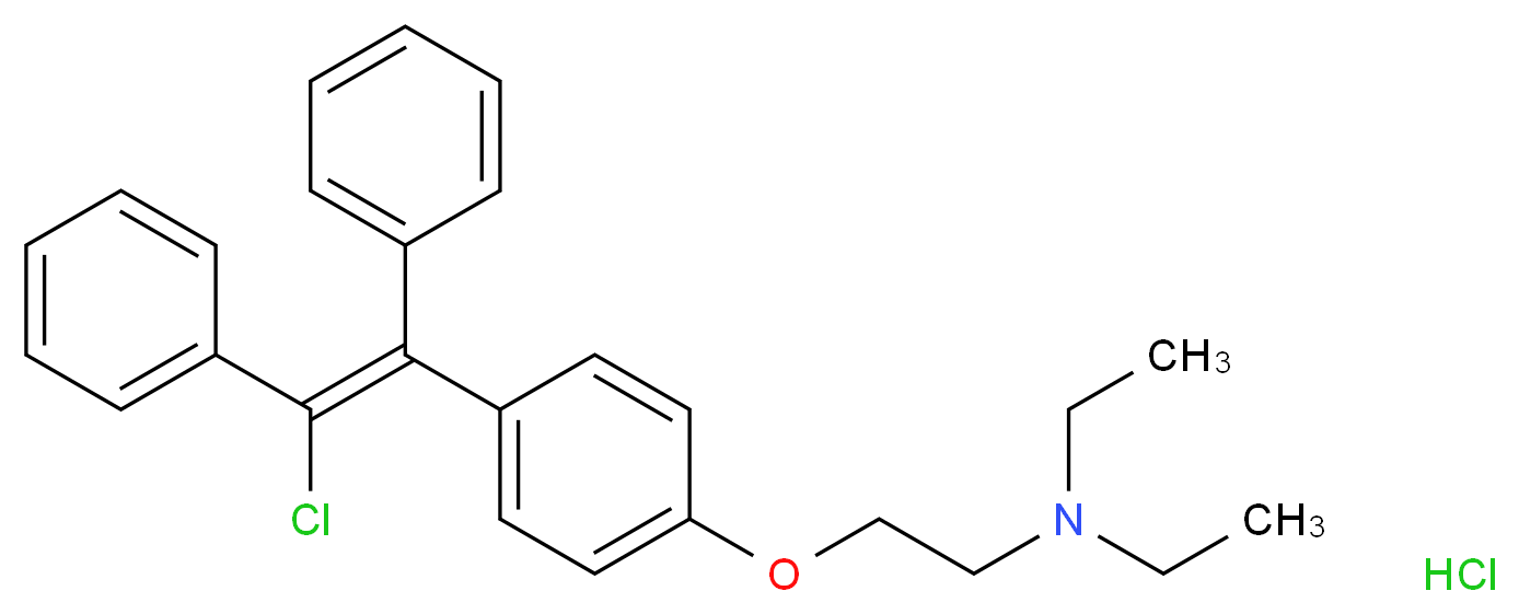 cis-Clomiphene Hydrochloride_分子结构_CAS_14158-66-8)