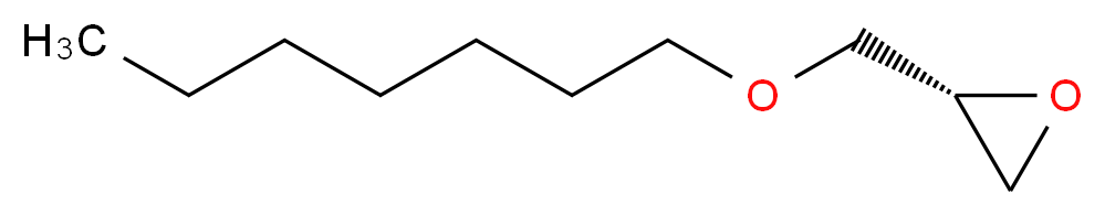 (2R)-2-[(heptyloxy)methyl]oxirane_分子结构_CAS_121906-44-3