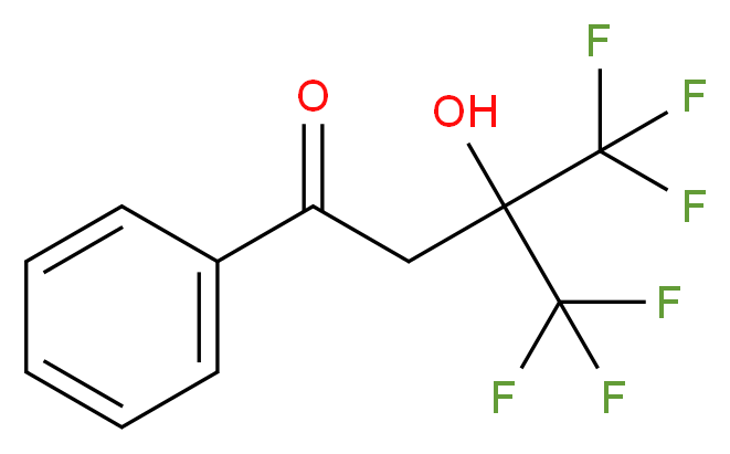 3-Hydroxy-1-phenyl-4,4,4-trifluoro-3-(trifluoromethyl)butan-1-one_分子结构_CAS_731-00-0)