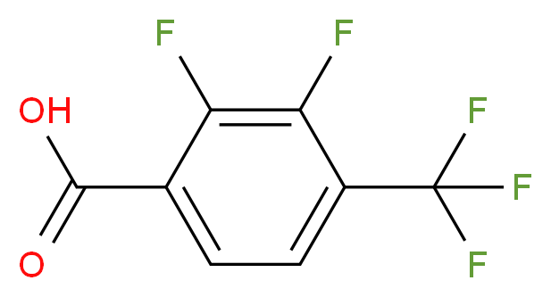 2,3-Difluoro-4-(trifluoromethyl)benzoic acid 98%_分子结构_CAS_237424-17-8)