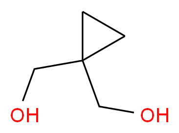 1,1-双(羟甲基)环丙烷_分子结构_CAS_39590-81-3)