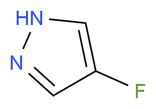 4-fluoro-1H-pyrazole_分子结构_CAS_35277-02-2