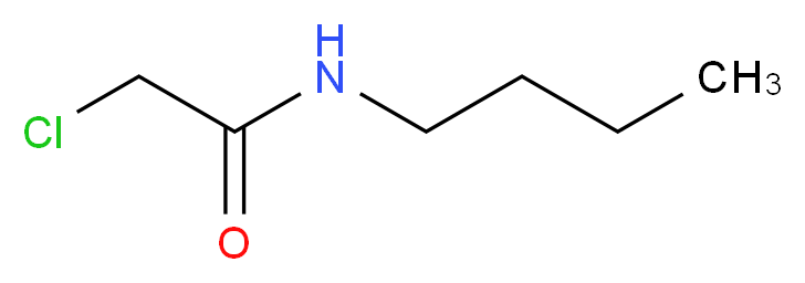 N-Butyl-2-chloro-acetamide_分子结构_CAS_5349-24-6)