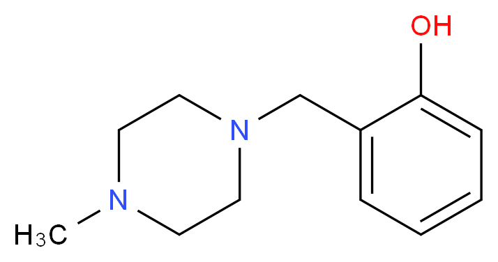 2-[(4-methylpiperazin-1-yl)methyl]phenol_分子结构_CAS_95380-42-0)