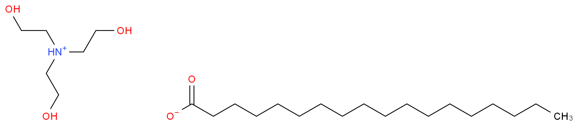 TRIETHANOLAMINE STEARATE_分子结构_CAS_4568-28-9)