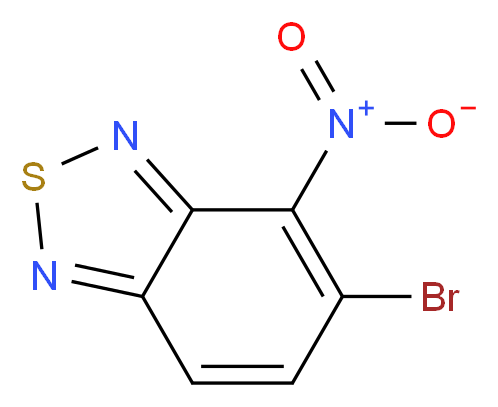 5-bromo-4-nitro-2,1,3-benzothiadiazole_分子结构_CAS_72023-79-1