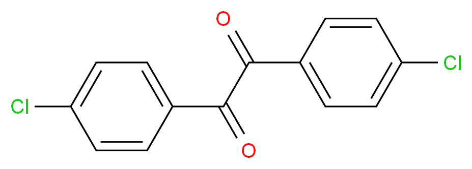 1,2-Bis-(4-chloro-phenyl)-ethane-1,2-dione_分子结构_CAS_3457-46-3)