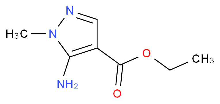 Ethyl 5-amino-1-methyl-1H-pyrazole-4-carboxylate_分子结构_CAS_31037-02-2)