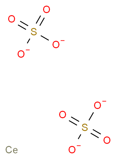 Cerium(IV) sulfate_分子结构_CAS_13590-82-4)