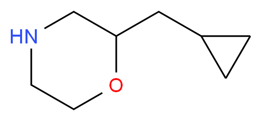 2-(CyclopropylMethyl)Morpholine_分子结构_CAS_927801-20-5)