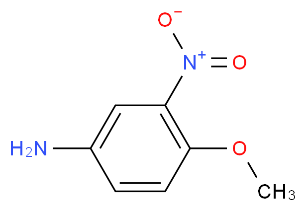 4-Methoxy-3-nitroaniline_分子结构_CAS_577-72-0)
