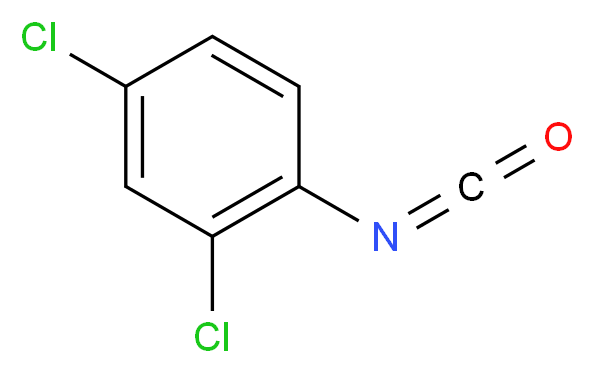 2,4-二氯苯基异氰酸酯_分子结构_CAS_2612-57-9)