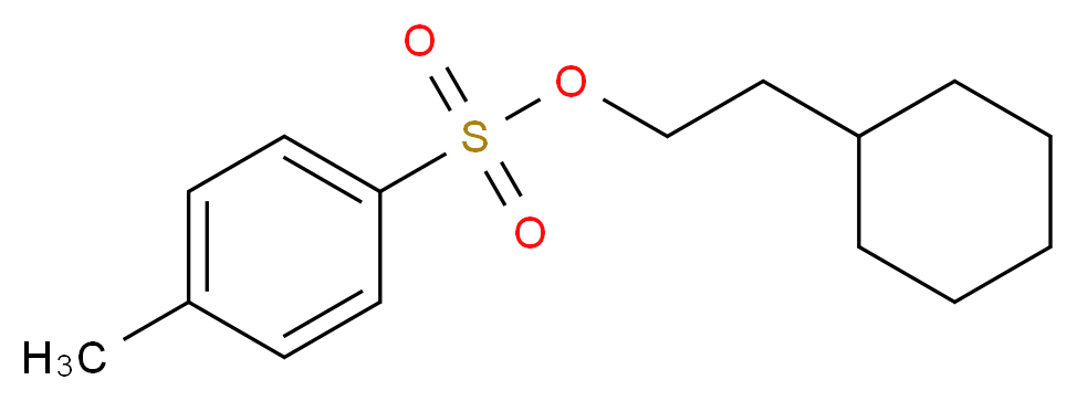 2-cyclohexylethyl 4-methylbenzene-1-sulfonate_分子结构_CAS_21336-37-8