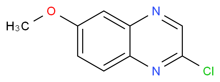 2-chloro-6-methoxyquinoxaline_分子结构_CAS_55687-11-1
