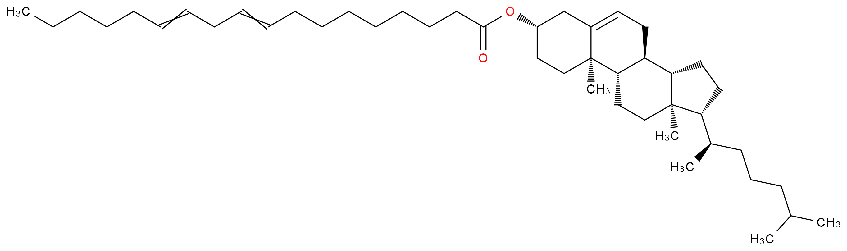 胆固醇亚油酸酯_分子结构_CAS_604-33-1)