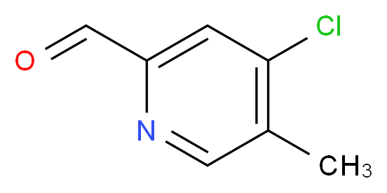 4-chloro-5-methylpicolinaldehyde_分子结构_CAS_1060801-47-9)