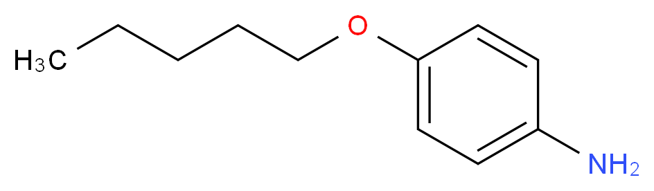 4-(戊氧基)苯胺_分子结构_CAS_39905-50-5)