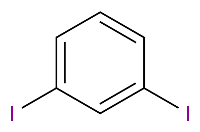 1,3-diiodobenzene_分子结构_CAS_626-00-6