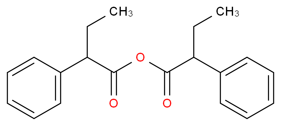 2-phenylbutanoyl 2-phenylbutanoate_分子结构_CAS_1519-21-7