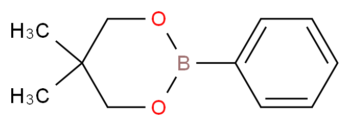 5,5-dimethyl-2-phenyl-1,3,2-dioxaborinane_分子结构_CAS_5123-13-7