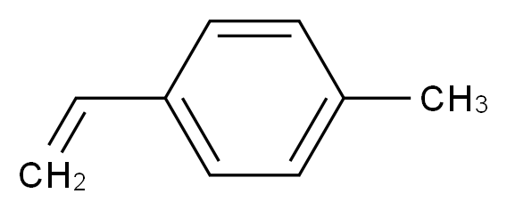 1-ethenyl-4-methylbenzene_分子结构_CAS_622-97-9