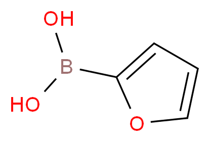 2-呋喃硼酸_分子结构_CAS_13331-23-2)